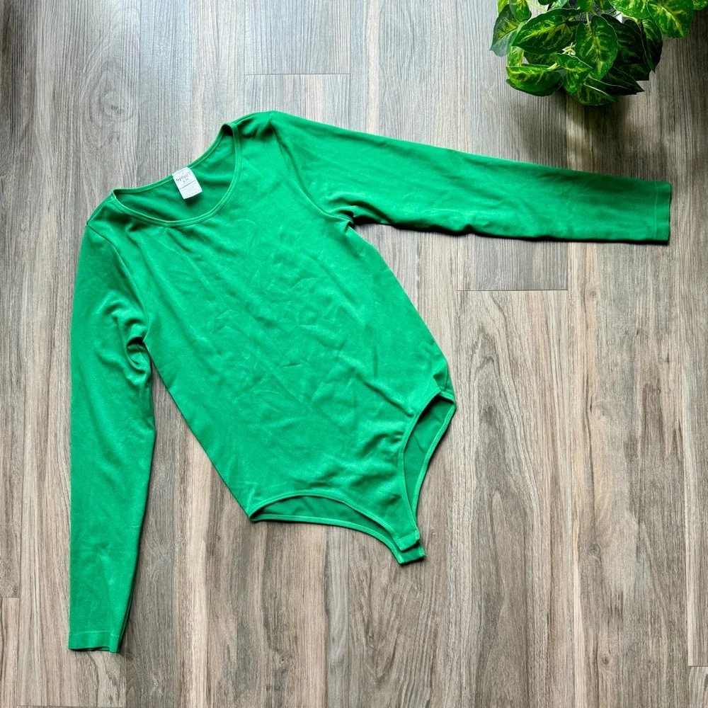 Spirit Green Costume Base Set‎ | Long Sleeve Bodysuit & Matching Leggings Size M - Picture 4 of 11